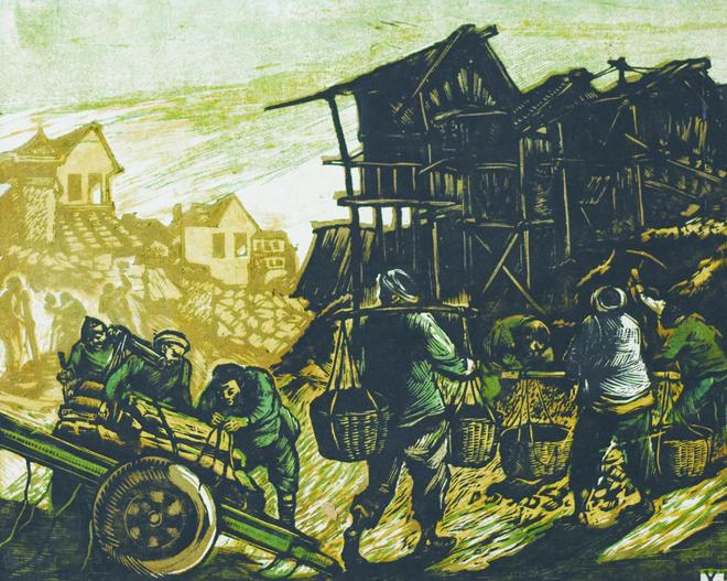 刃刻显烽迹 汪刃锋版画作品中的悲愤与不屈